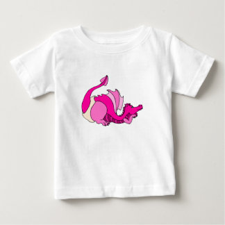 Niedlicher Baby-Drache in der Windel Baby T-shirt