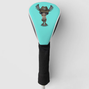 Niedlicher Baby-Elch-Sheriff Golf Headcover