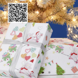 Niedlicher Baby Elefant und sonniges Muster Geschenkpapier