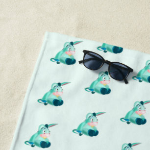 Niedlicher Baby-Esel Strandtuch