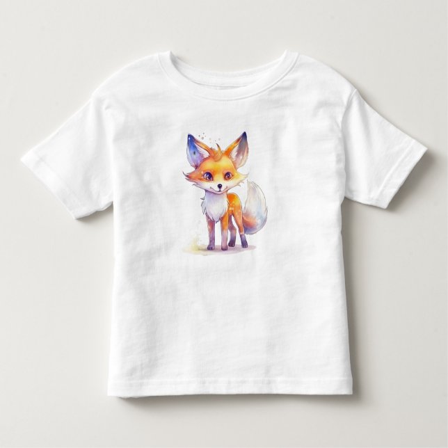 Niedlicher Baby Fox Kleinkind-T - Shirt (Vorderseite)