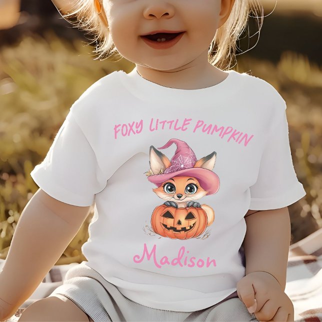 Niedlicher Baby Fox Personalisiert Name T - Shirt (Von Creator hochgeladen)