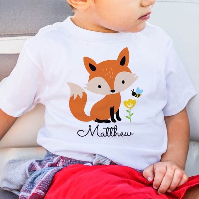 Niedlicher Baby Fox Personalisierter T - Shirt (Von Creator hochgeladen)