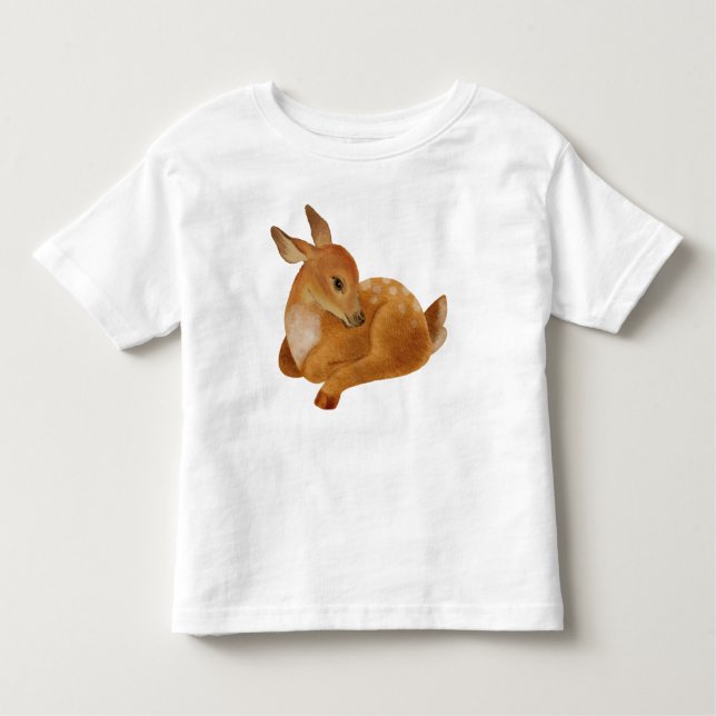 Niedlicher Baby Gazelle T - Shirt für Kleinkinder (Vorderseite)