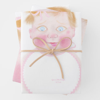 Niedlicher Baby Geschenkpapier Set
