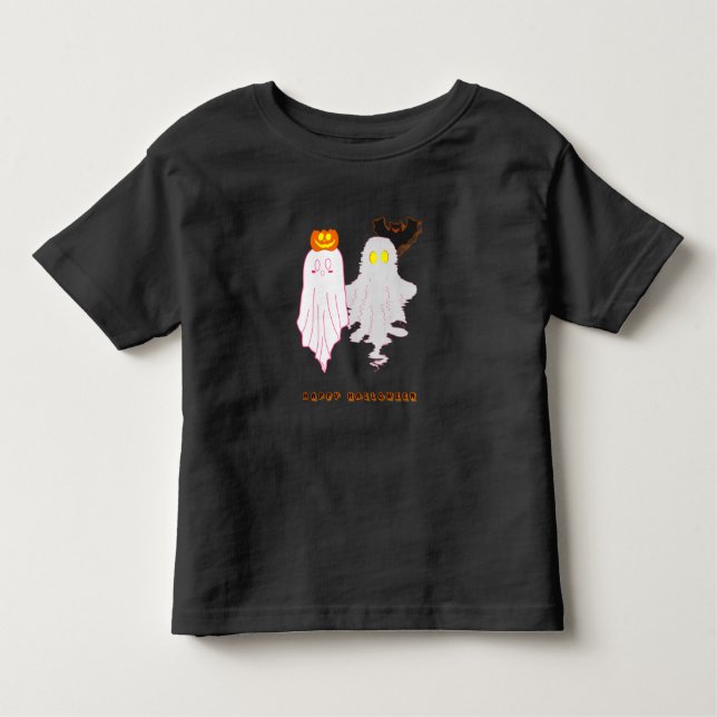 Niedlicher Baby Ghosts Halloween-T - Shirt | Klein (Vorderseite)