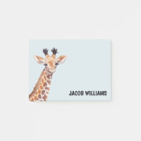 Niedlicher Baby-Giraffe Personalisierter Name 