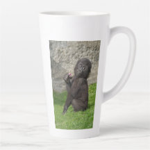 Niedlicher Baby-Gorilla-Kaffee