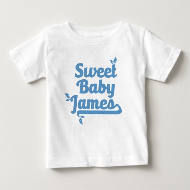 Niedlicher Baby-James-Entwurf Baby T-shirt (Vorderseite)
