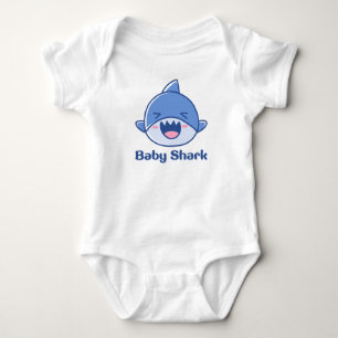Niedlicher Baby Shark Säugling Bodysuit Baby Strampler