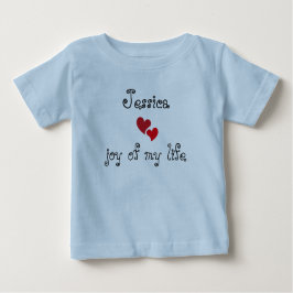 Niedlicher Baby-T - Shirt - bearbeitbarer Name und