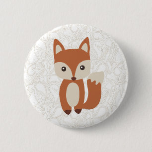 Niedlicher BabyFox Button