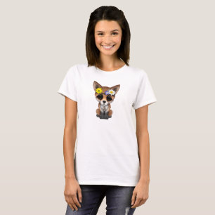 Niedlicher BabyFoxHippie T-Shirt