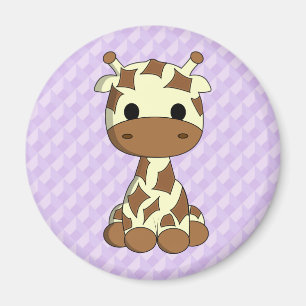 Niedlicher Babygiraffe kawaii Cartoonmagnet Magnet