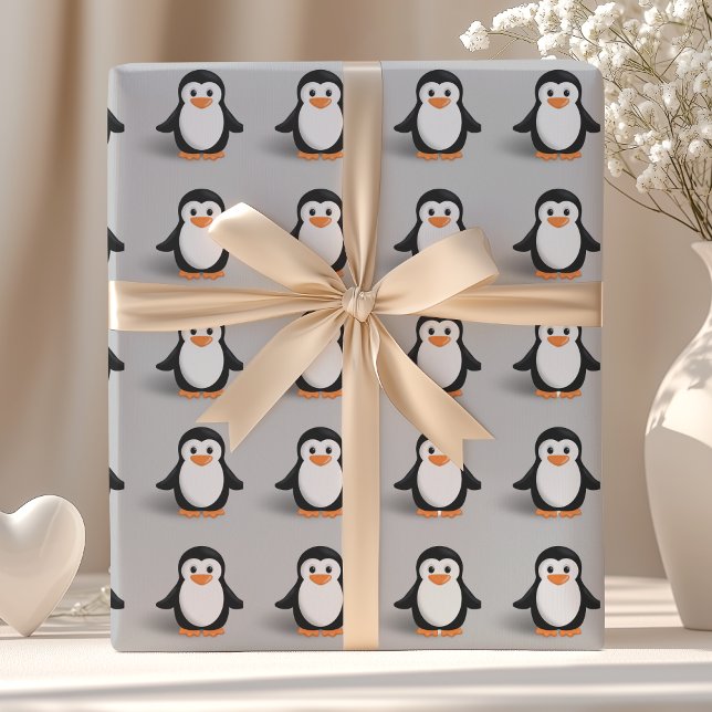 Niedlicher BabyPenguin Geschenkpapier (Von Creator hochgeladen)
