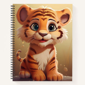 niedlicher Babytiger Notizbuch