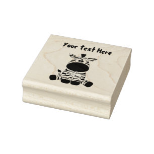 Niedlicher BabyZebra Gummistempel