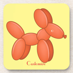 Niedlicher Ballon Dog Thunder_Cove Getränkeuntersetzer