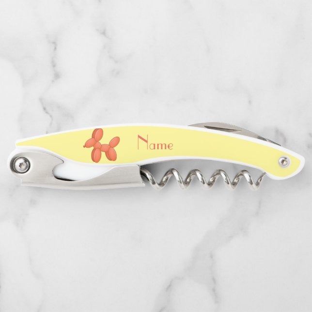 Niedlicher Ballon Dog Thunder_Cove Kellnermesser (Vorderseite)