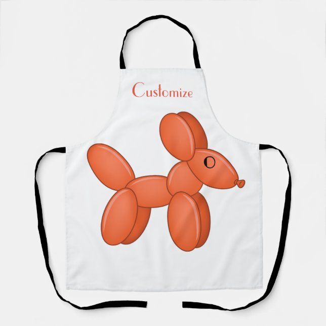 Niedlicher Ballon Dog Thunder_Cove  Schürze (Vorderseite)