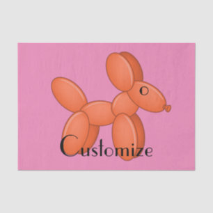 Niedlicher Ballon Dog Thunder_Cove Seidenpapier