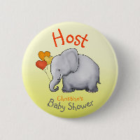 Niedlicher Ballon-Elefant-Baby-Duschen-Wirt