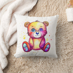 Niedlicher Bär Cool Teddy-positiv Kissen