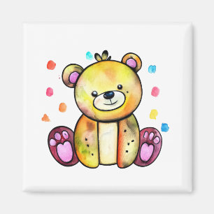 Niedlicher Bär Cool Teddy-positiv Magnet