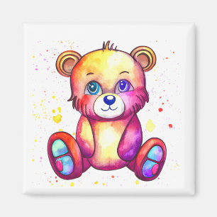 Niedlicher Bär Cool Teddy-positiv Magnet