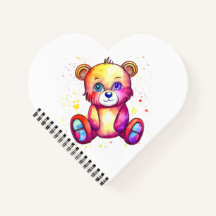 Niedlicher Bär Cool Teddy-positiv Notizbuch