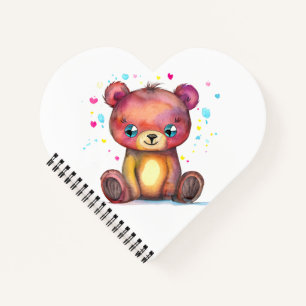 Niedlicher Bär Cool Teddy-positiv Notizbuch