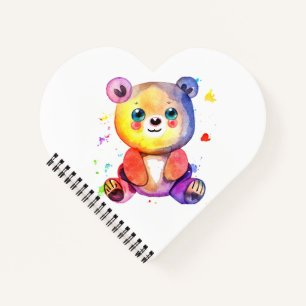 Niedlicher Bär Cool Teddy-positiv Notizbuch