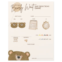 Niedlicher Bär, den wir frühzeitig abwarten können