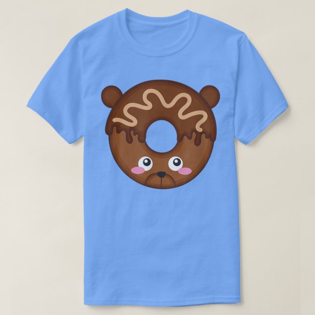 Niedlicher Bär Donut Grizzly Donuts Bears Anime 53 T-Shirt (Design vorne)