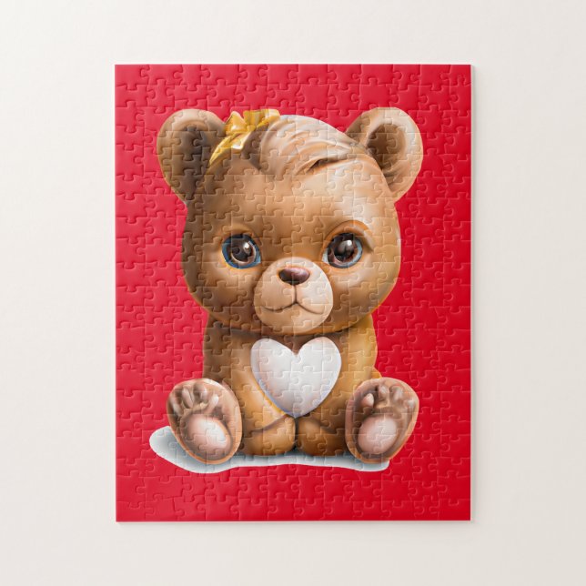 Niedlicher Bär Puzzle (Vertikal)