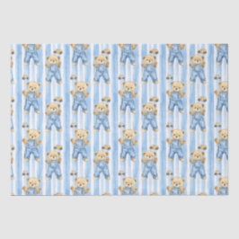 Niedlicher Bär und Baby Seidenpapier