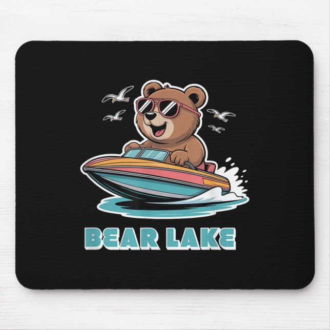 Niedlicher Bärensee Utah und Idaho für Erwachsene  Mousepad (Vorne)