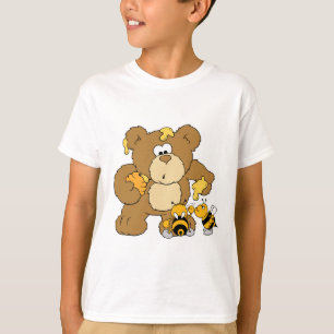 Niedlicher Bärenstealing Honig T-Shirt