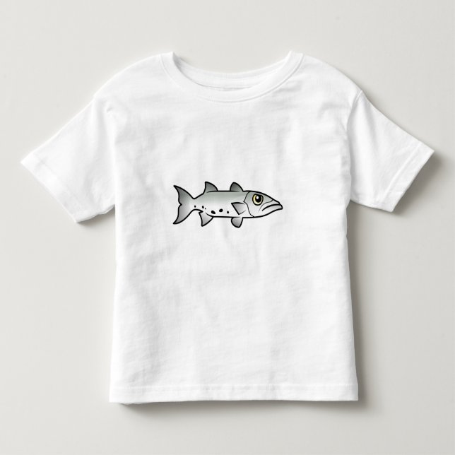 Niedlicher Barracuda Kleinkind T-shirt (Vorderseite)
