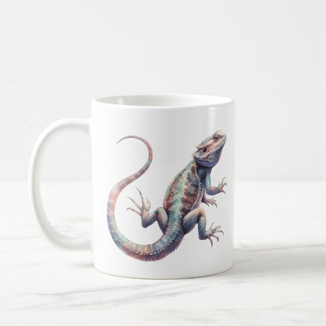 Niedlicher Bartdrache Kaffeetasse (Links)