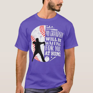 Niedlicher Baseball-Catcher Oma Opa Grandson Quo T-Shirt