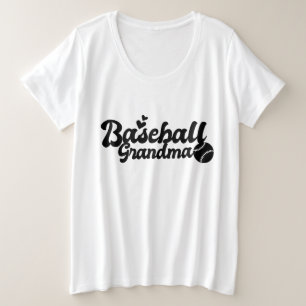 Niedlicher Baseball-Sport Großartigkeit Große Größe T-Shirt