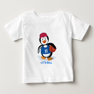 Niedlicher BasketballPenguin Baby T-shirt