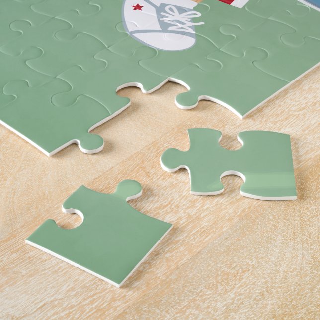 Niedlicher Basketballspieler Puzzle (Seite)