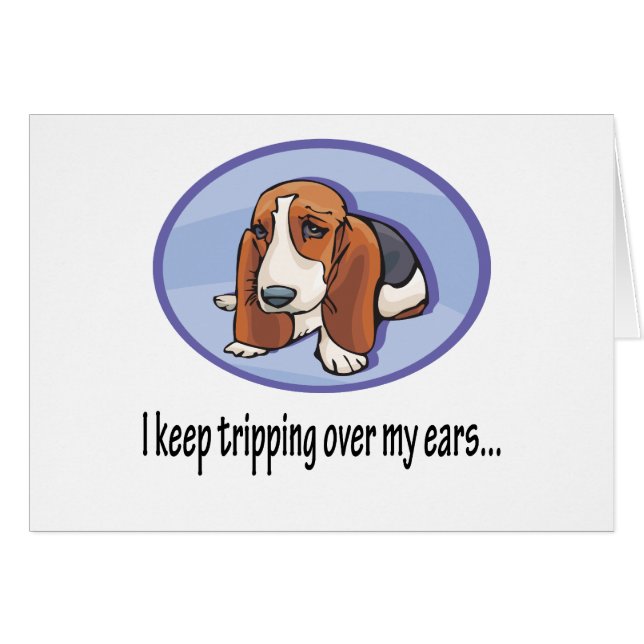 Niedlicher Basset-Jagdhund-Welpe (Vorderseite (Horizontal))