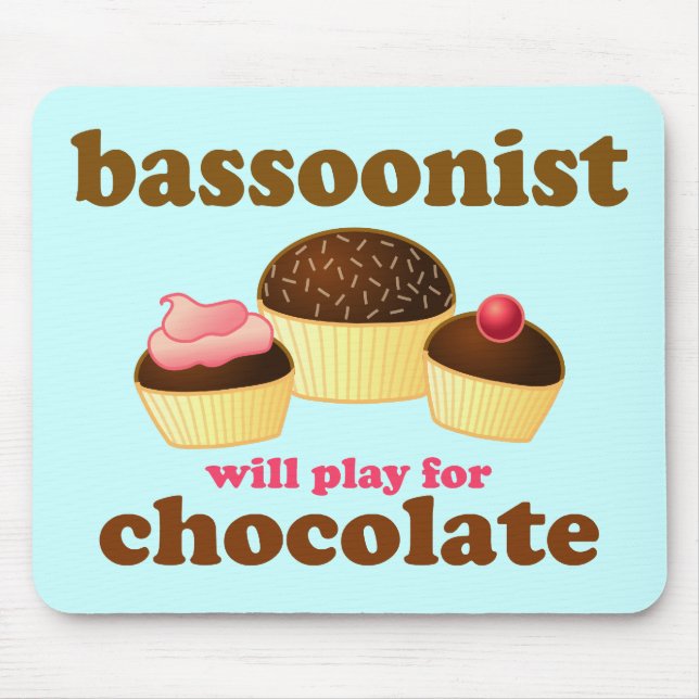 Niedlicher Bassoon Mousepad (Vorne)