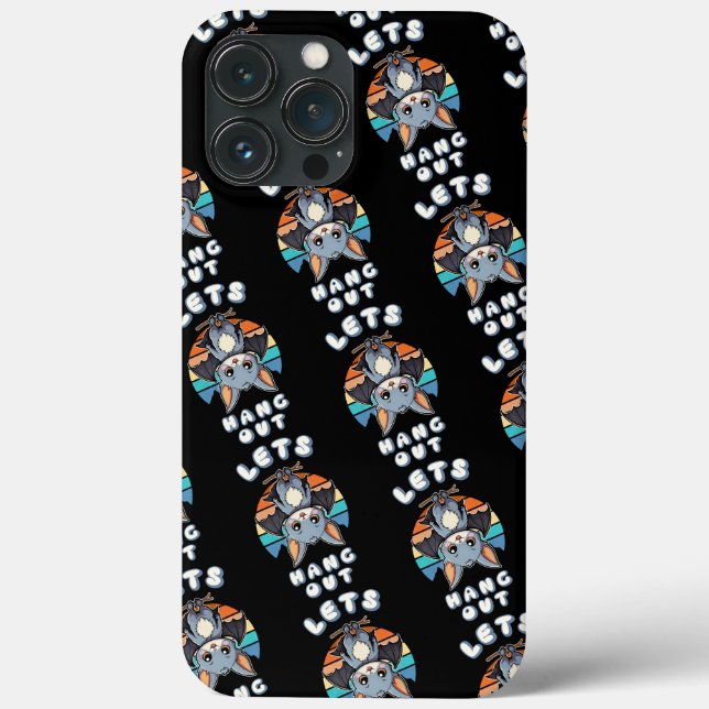 Niedlicher Battschlag und Retro Sunset | Lass uns  Case-Mate iPhone Hülle (Rückseite)
