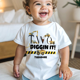 Niedlicher Baukasten 2. Geburtstag Kleinkind Baby T-shirt
