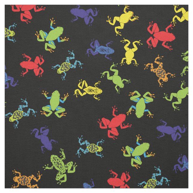 Niedlicher Baum Frog  Cartoon Kinder Stoff (Muster)
