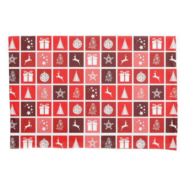 Niedlicher Baum-Rentier Kissenbezug (Vorderseite)